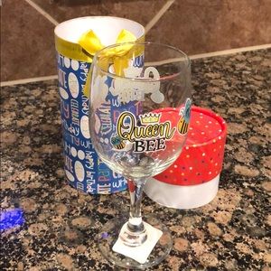 Wine Glass - QUEEN BEE